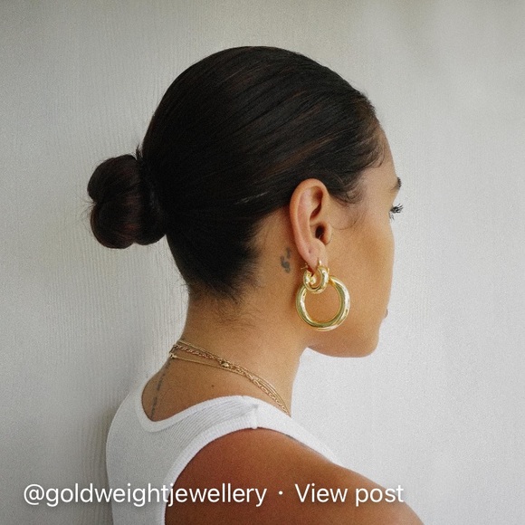 Goldweight NYC 407 Hoop - Picture 7 of 9